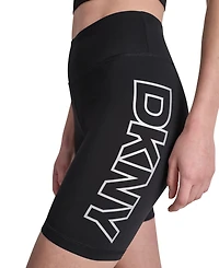 Dkny Sport Women's High-Waist Bike Shorts