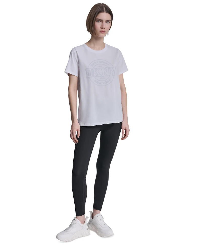 Dkny Sport Women's Collegiate Medallion Logo T-Shirt