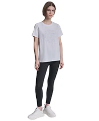 Dkny Sport Women's Collegiate Medallion Logo T-Shirt