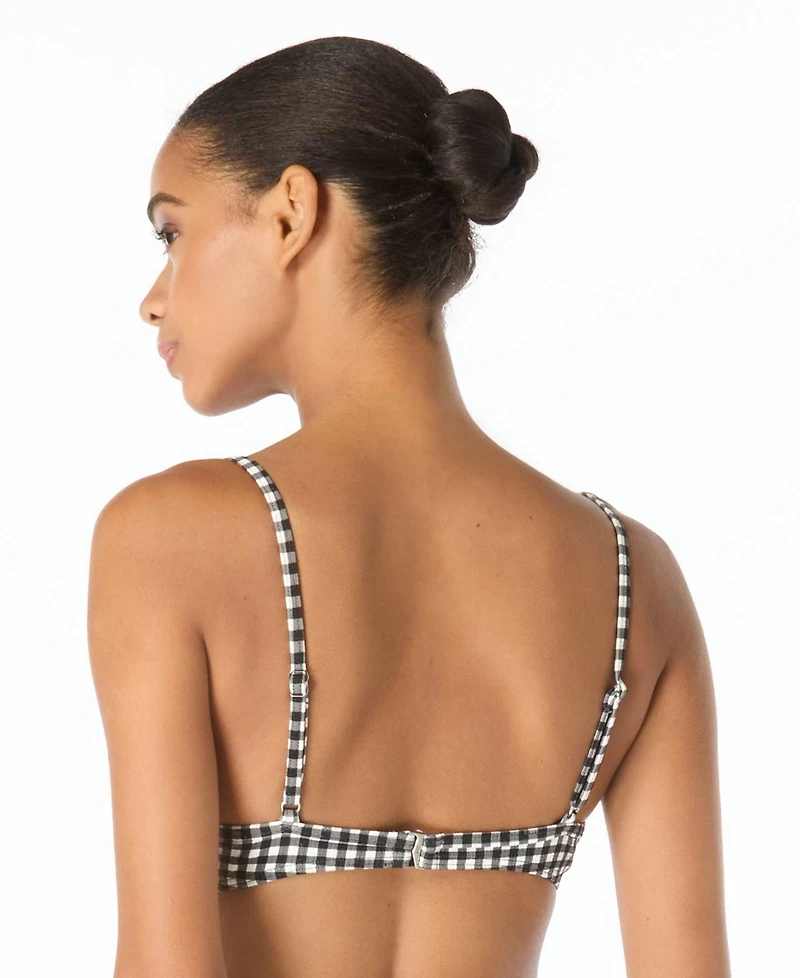 Michael Kors Women's V-Neck Underwire Bikini Top