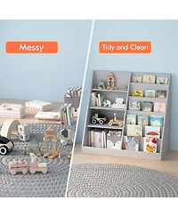 Rainsken Kids Bookshelf and Toy Storage Organizer