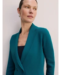 The Fold Women's Somerton Sculpt Knit Blazer