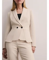 The Fold Women's Caselle Doppio Crepe Blazer