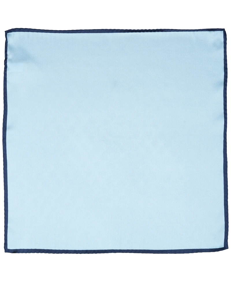 Alfani Men's Silk Solid Rolled Border Pocket Square, Macy's Exclusive