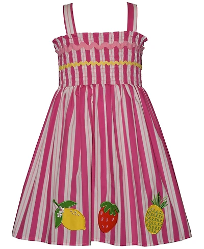 Bonnie Jean Toddler Girls' 2T-6X Fruit Applique Dress