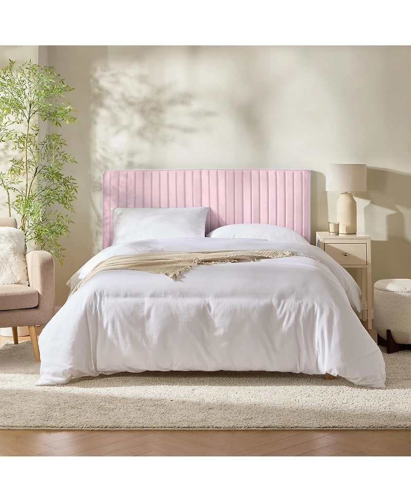 Nestl Velvet Headboard, wall mounted, peel and stick, easy assemble