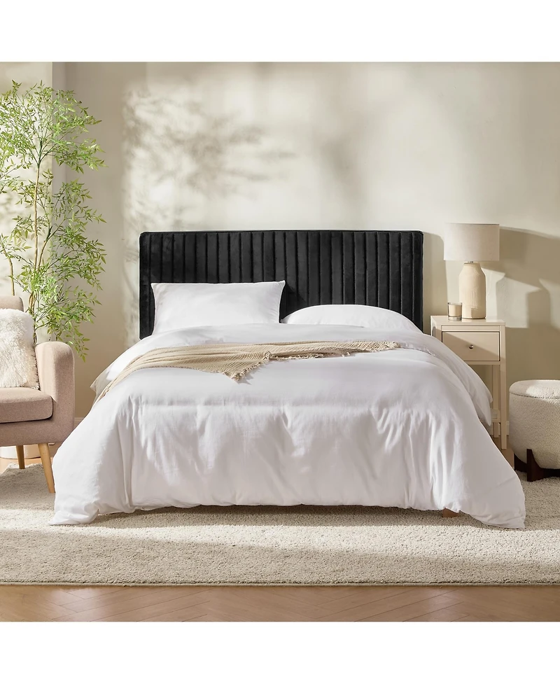 Nestl Velvet Headboard, wall mounted, peel and stick, easy assemble