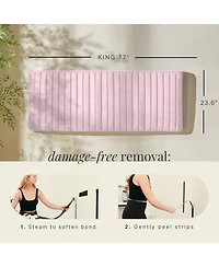 Nestl Velvet Headboard, wall mounted, peel and stick, easy assemble