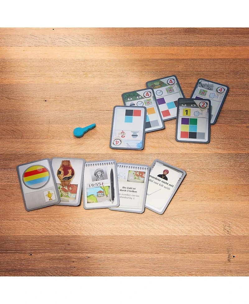 Haba The Key: Murder at The Oakdale Club, Detective Case Files Board Games for Kids Ages 8-12, Strategy Mystery Game for Family Night, Made in Germany