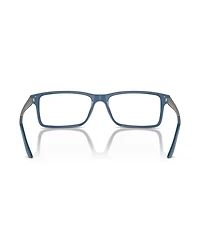 Ralph Lauren Rectangle Men's Eyeglasses, RL6128