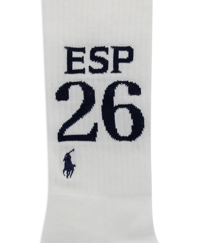 Polo Ralph Lauren Men's Embroidered Country Espana Crew Socks