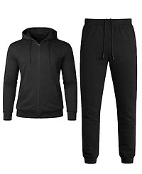 Blu Rock Men's French Terry Zip-Up Hoodie and Joggers, 2-Piece Set