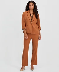 Ak Anne Klein Petite 3/4-Sleeve One-Button Blazer