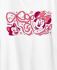 Hybrid Apparel Plus Disney Minnie Figaro Bow Short-Sleeve Graphic T-Shirt