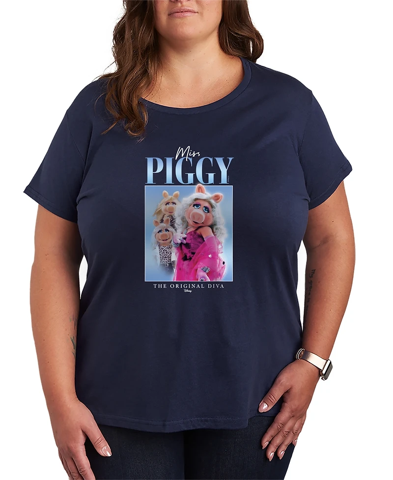 Hybrid Apparel Plus the Muppets Miss Piggy Original Diva Short-Sleeve Graphic T-Shirt