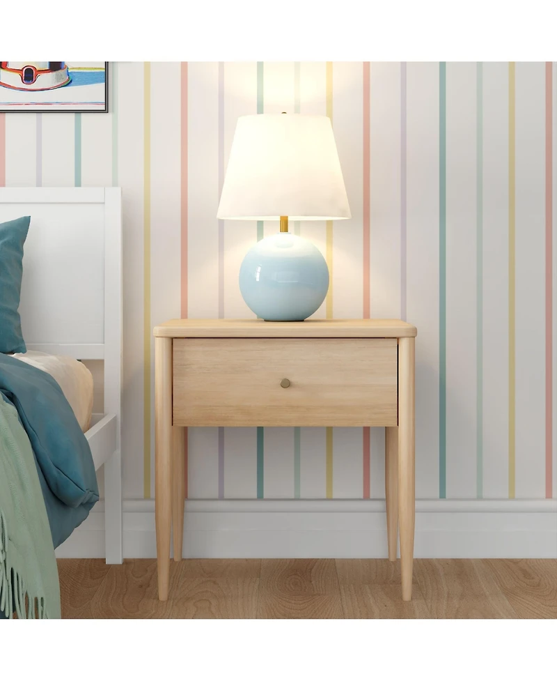 Max and Lily Harbor 1 Drawer Nightstand