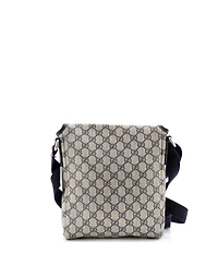 Pre-Owned Gucci Small Flap Messenger Gg Coated Canvas