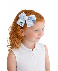 Bits and Bows Little/Big Girls Golf Ball Seersucker Hair Bow