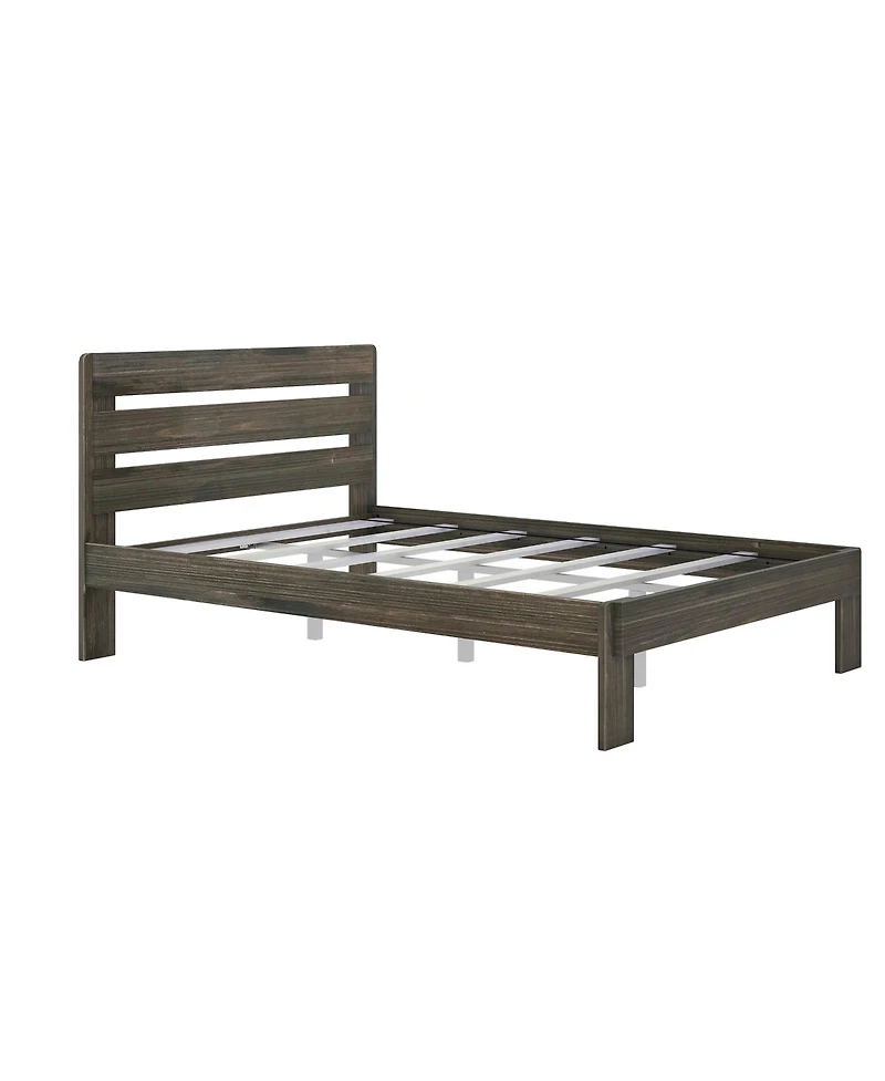 Max & Lily Farmhouse Queen Slat Bed