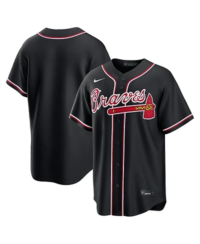 Nike Men's Black Atlanta Braves 2026 Replica Fashion Jersey