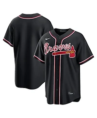 Nike Men's Black Atlanta Braves 2026 Replica Fashion Jersey