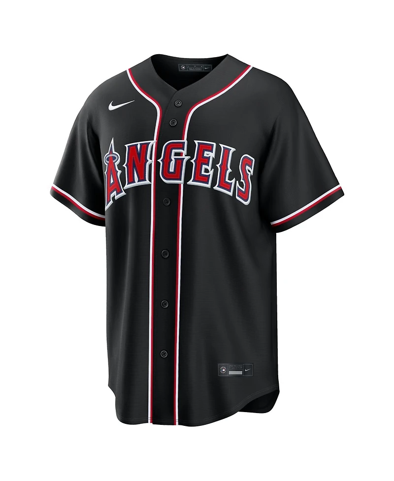 Nike Men's Mike Trout Black Los Angeles Angels 2026 Replica Fashion Jersey