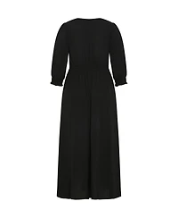 City Chic Women's Jolene V Neck Maxi Dress