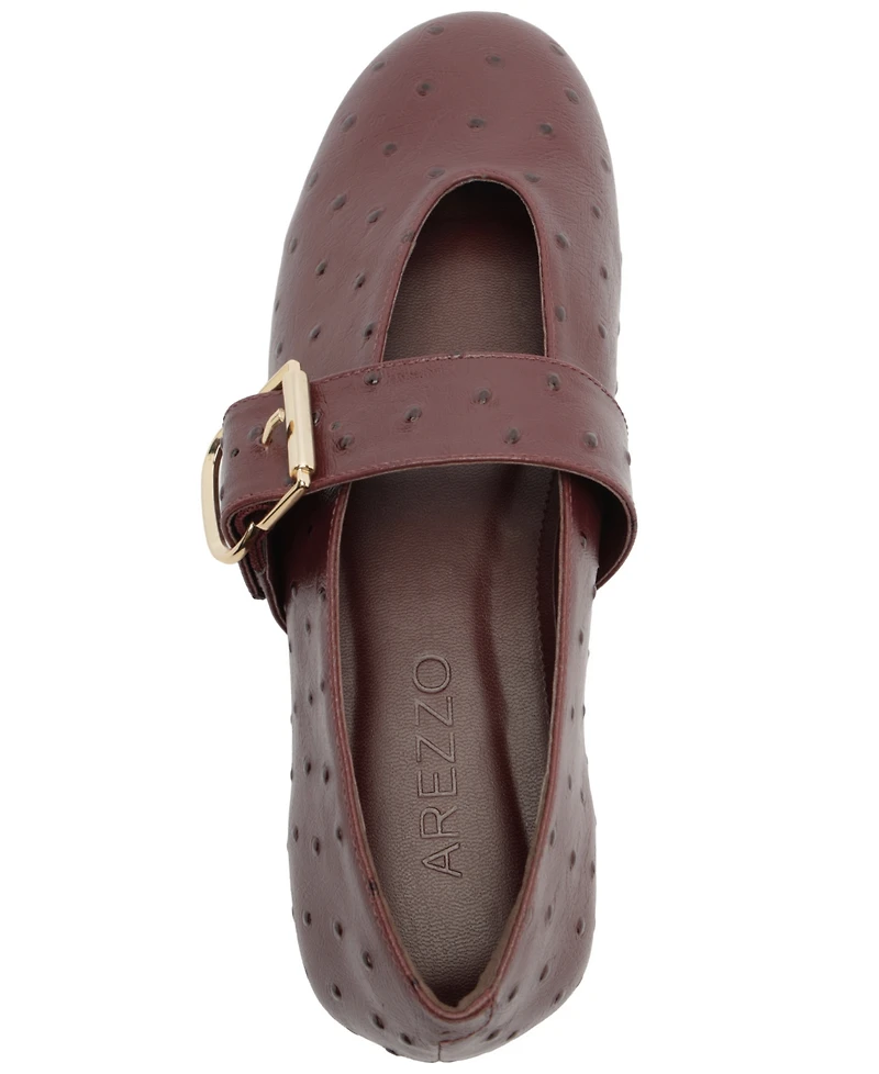 Arezzo Women's Adeline Ballet Round Toe Flats