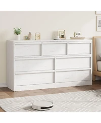 gaomon 7 Drawer Dresser for Bedroom, Modern Wooden Chest of Drawers Organizer