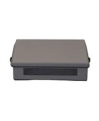 Household Essentials Platter Storage Chest, Gray