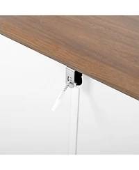 Rainsken 6 Drawer Dresser for Bedroom, 54 Inch Modern Wood Large Dresser, with Smooth Gliding Drawers, for Bedroom Living Room