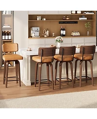 gaomon Swivel Bar Stools Set of 4