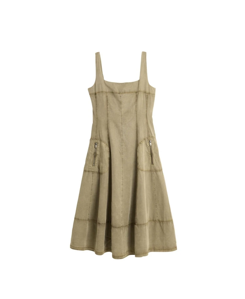 Desigual Women's Midi seams dress