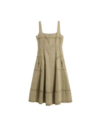 Desigual Women's Midi seams dress