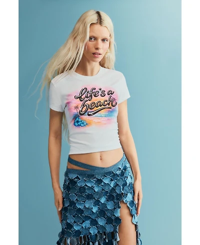 Desigual Women's Printed cotton T-shirt