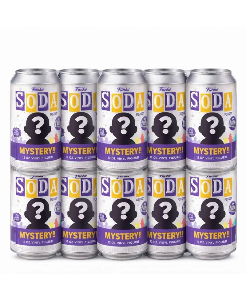 Funko Pack of 8 Surprise Mystery Soda Figure Randomly Selected
