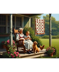 SunsOut Cookies with Granny 300 piece Jigsaw Puzzle for Adults Mothers Day
