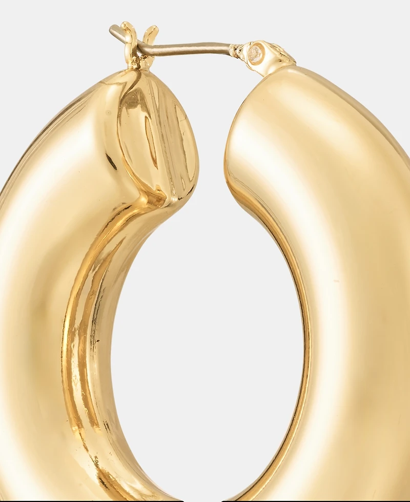 Dkny Medium Thick Hoop Earrings, 1.6"