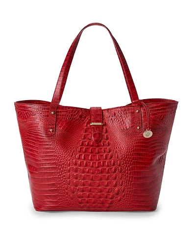 Brahmin All Day Extra-Large Leather Tote Handbag