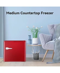 Cowsar 1.2 Cu.Ft Mini Freezer, Upright Freezer with Adjustable Temp