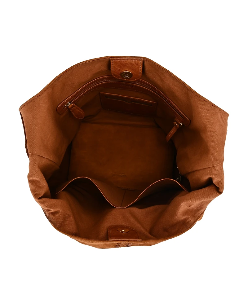 Old Trend Hydrangea Medium Vintage Ombre Hobo Handbag