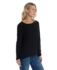 Wilt Clothing Women's Wide Neck Long Sleeve Tee