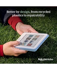 Kobo Clara Colour eReader with Butter SleepCover Case and Ac Bundle