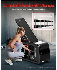 Harison Adjustable Weight Bench with Storage, 1500 lbs Capacity for Home Gym (Hrm-661)
