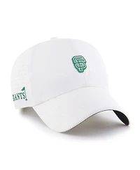 '47 Brand Men's White San Francisco Giants Elevated Greens Clean Up Adjustable Hat
