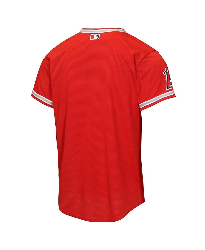 Nike Big Boys and Girls Red Los Angeles Angels Alternate Stadium Jersey