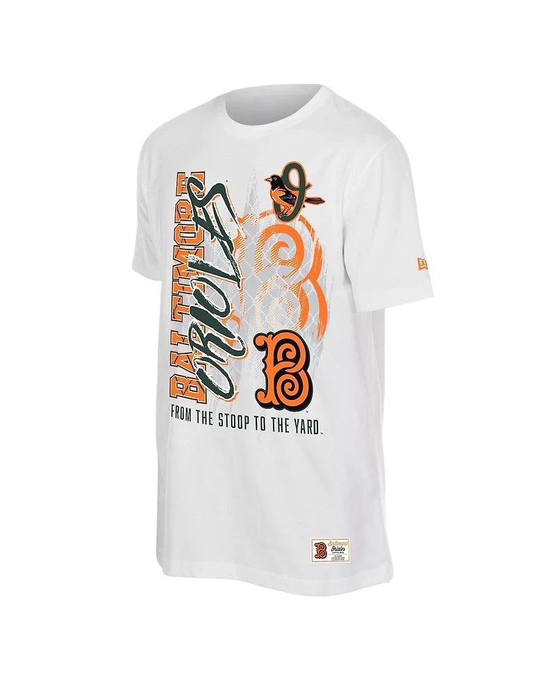 New Era Men's White Baltimore Orioles 2026 City Connect Photo Real T-Shirt