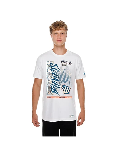 New Era Men's White Milwaukee Brewers 2026 City Connect Photo Real T-Shirt
