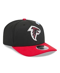 New Era Men's Black/Red Atlanta Falcons 2026 Nfl Draft 9SEVENTY Adjustable Hat