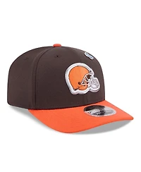 New Era Men's Brown/Orange Cleveland Browns 2026 Nfl Draft 9SEVENTY Adjustable Hat